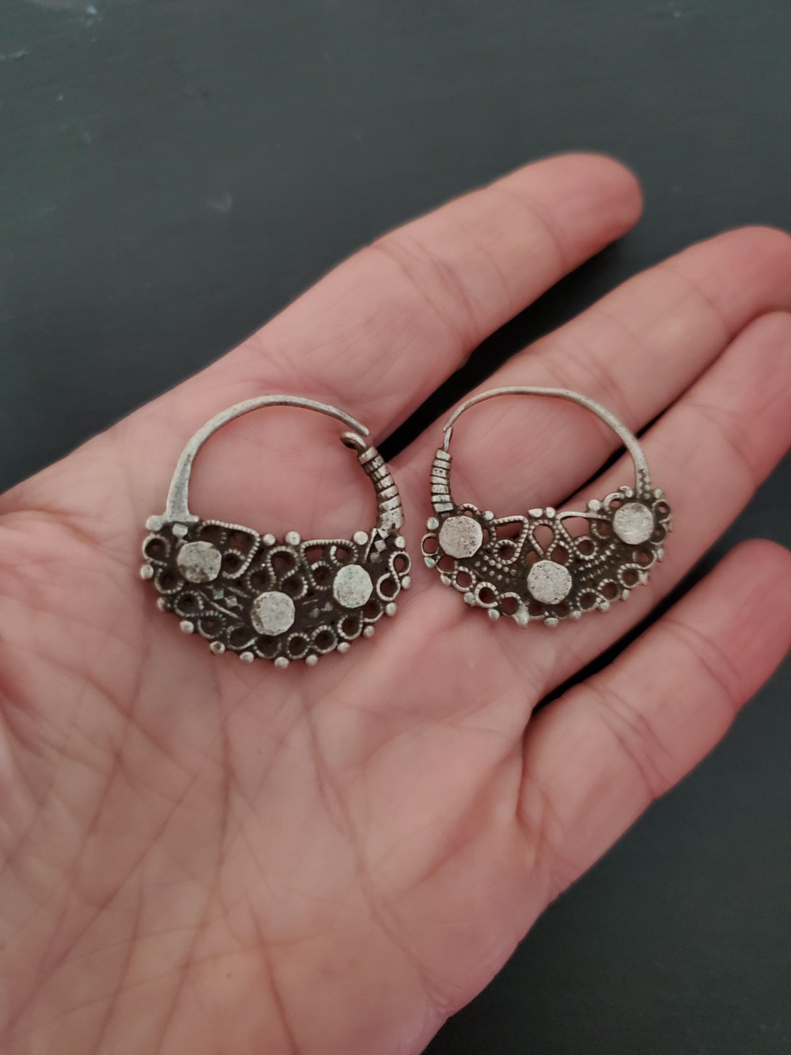 Afghani Hoop Earrings - MEDIUM