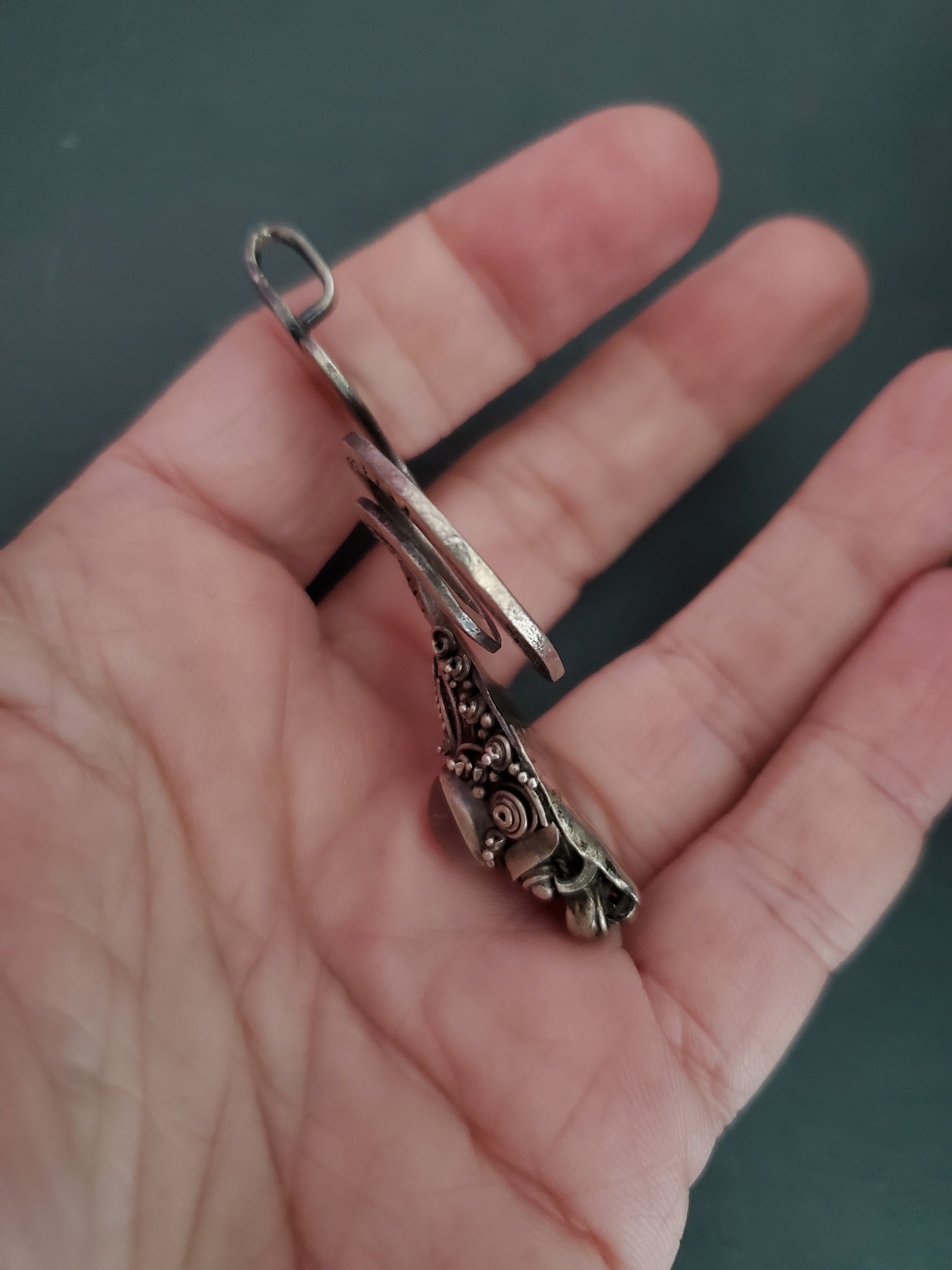 Dragon Rose Quartz Pendant from Bali