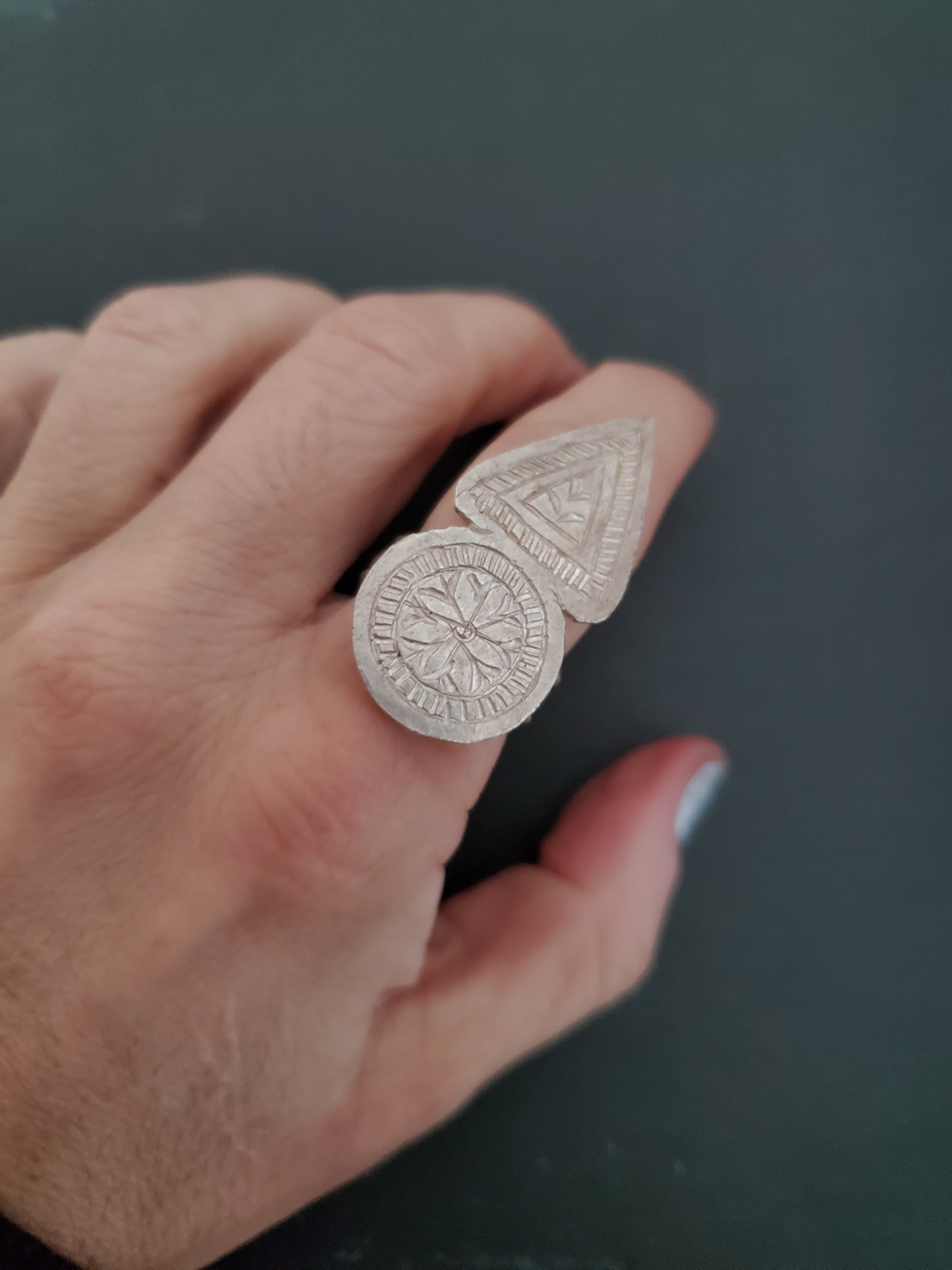 Omani Silver Ring - Size 7