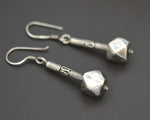 Vintage Indian Silver Dangle Earrings