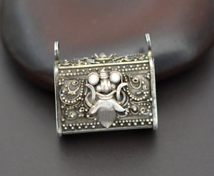 Openable Silver Barong Box Pendant from Bali