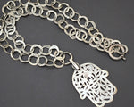Tunisian Hamsa on Rihana Chain