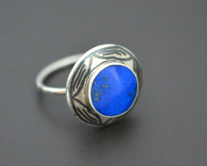 Afghani Lapis Lazuli Ring - Size 8.5