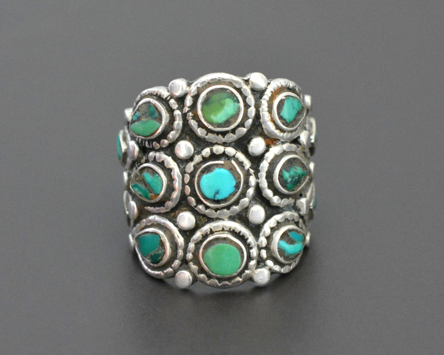 Reserved for B. - Ladakh Turquoise Ring - Size 8.5