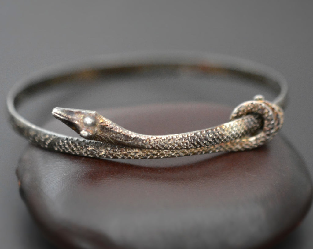 Snake Silver Bracelet or Armlet