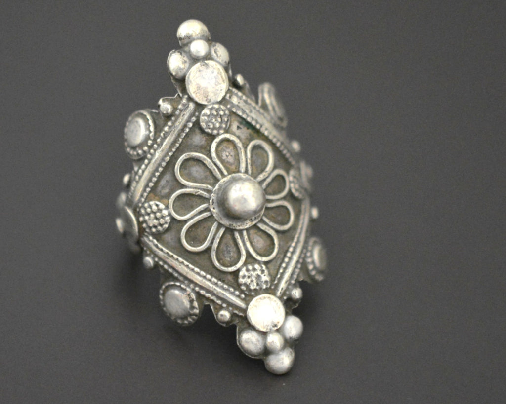 Afghani Silver Ring - Size 10.5