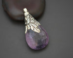 Large Nepali Amethyst Repoussee Pendant
