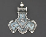Ethnic Indian Pendant with Dotwork