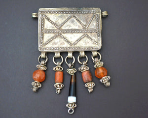 Egyptian Zar Pendant Box with Beads
