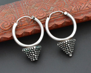 Ethnic Spike Hoop Earrings from India