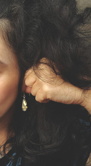 Rajasthani Earrings with Glass and Bead