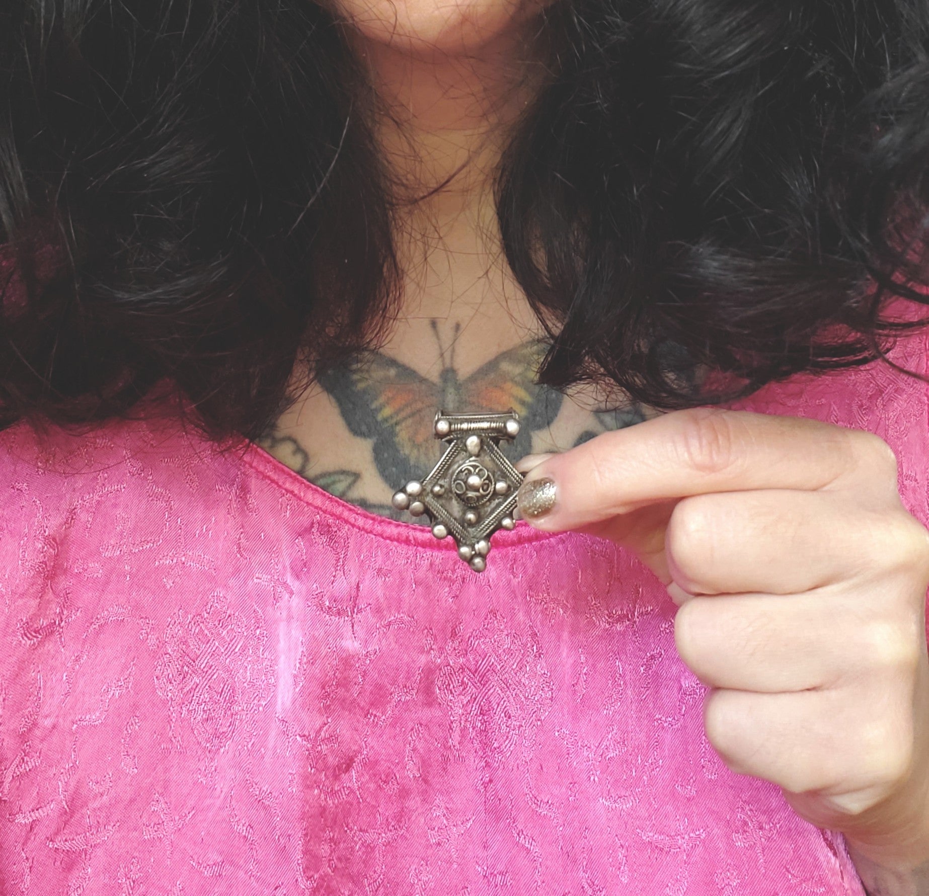 Old Berber Boghdad Cross Pendant