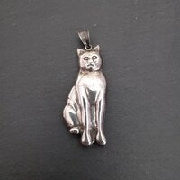 Cat Silver Pendant