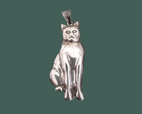 Cat Silver Pendant