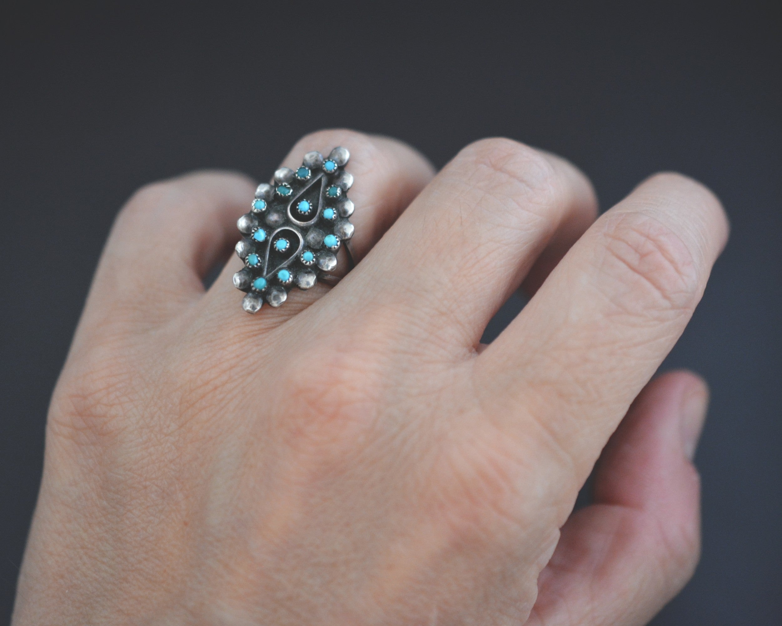 Zuni Petit Point Ring - Size 5