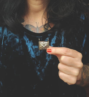 Openable Silver Barong Box Pendant from Bali