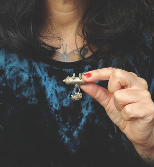 Rajasthani Silver Taviz Pendant