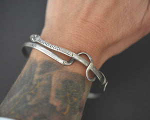Snake Silver Bracelet or Armlet