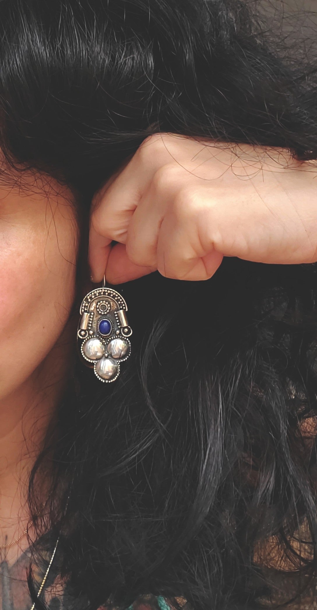 Lapis Lazuli Earrings from Nepal