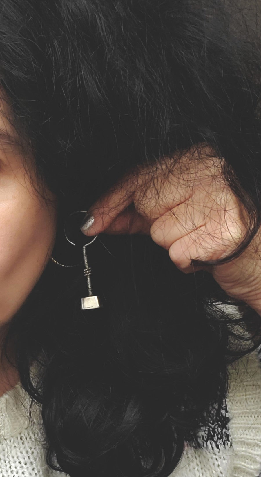 Old Silver Gujarati Earrings
