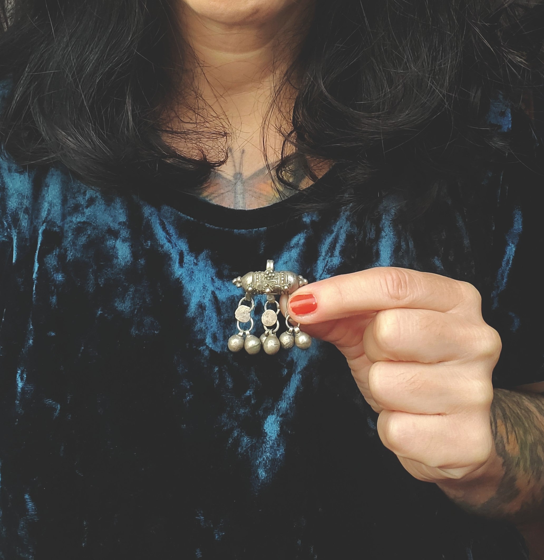 Yemeni Bedouin Pendant with Bells