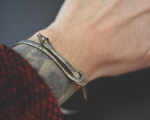 Snake Silver Bracelet or Armlet