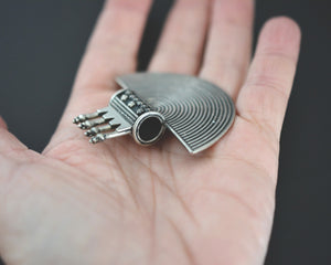 Ethnic Sterling Silver Pendant from India