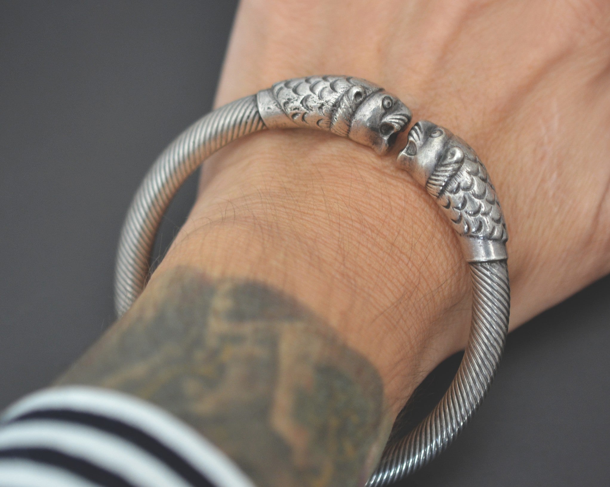 Bold Vintage Lion Head Bracelet