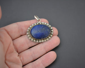 Ethnic Lapis Lazuli Pendant