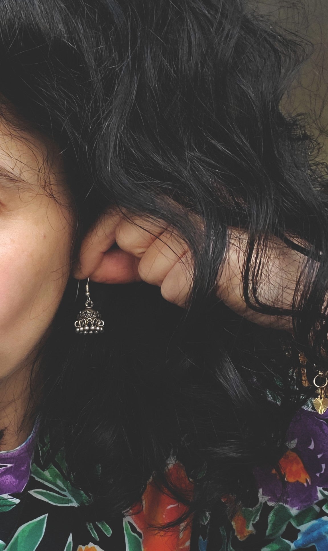 Small Rajasthani Jhumka Dangle Earrings
