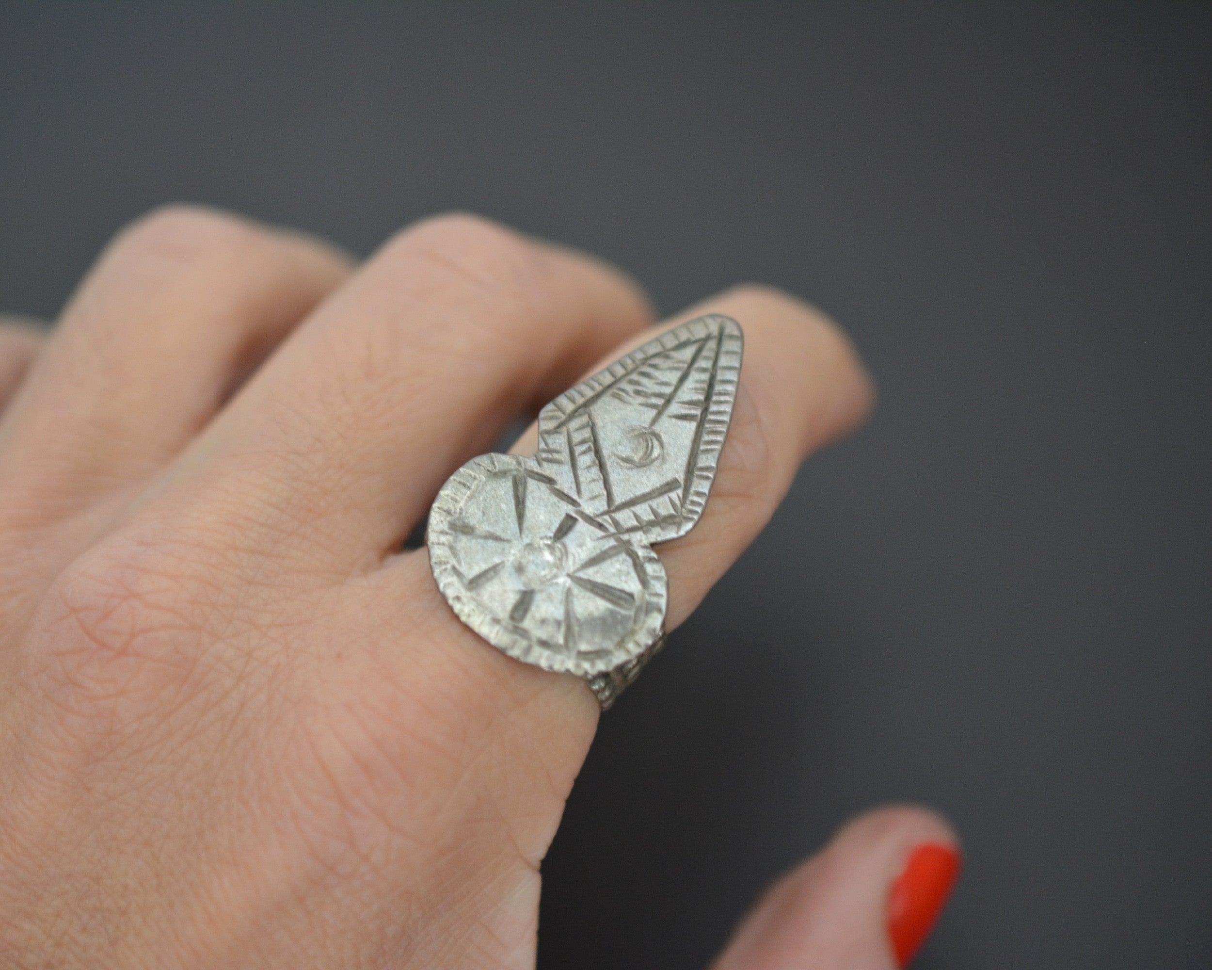 Omani Silver Ring - Size 7.5