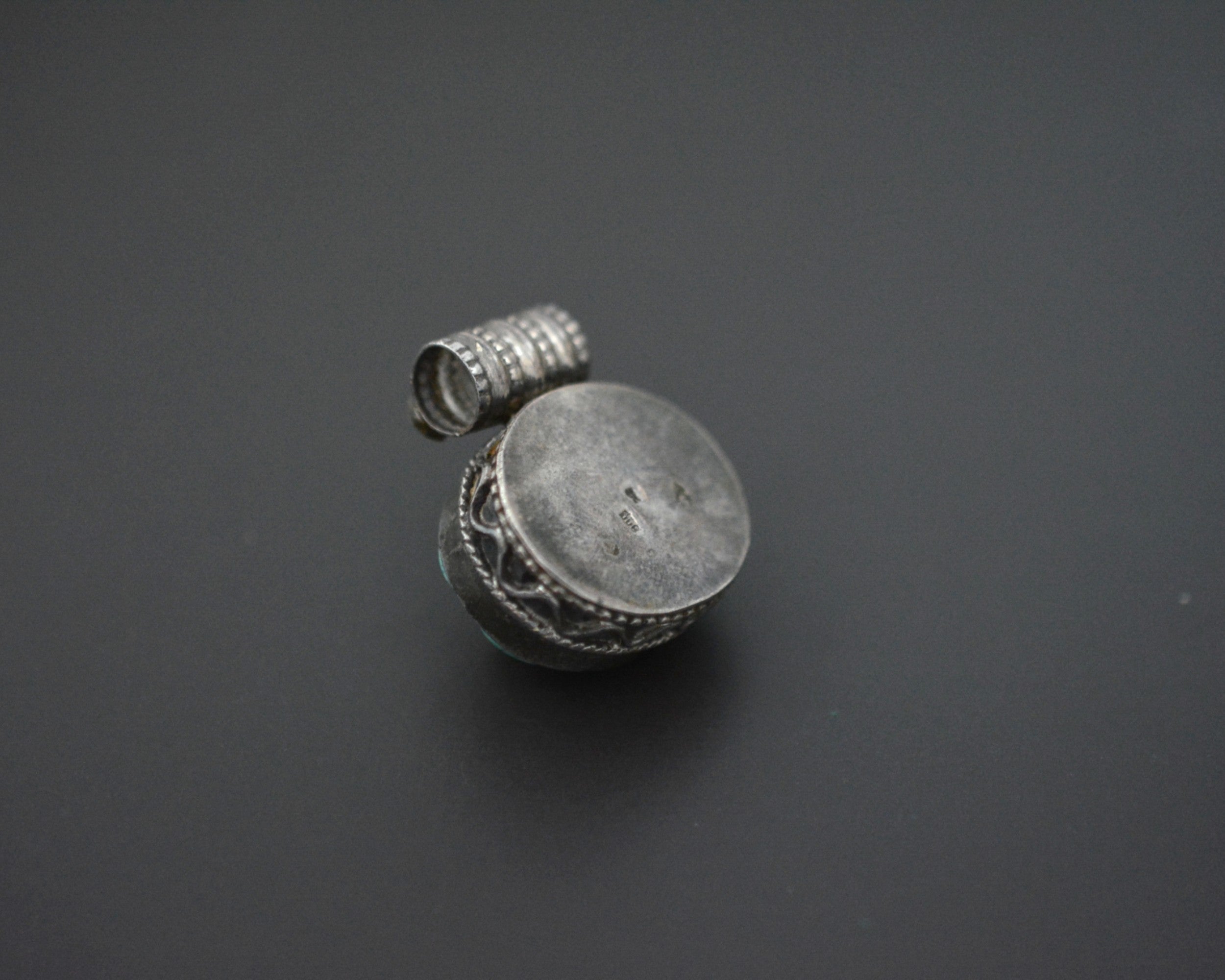 Tibetan Gau Box with Coral and Turquoise