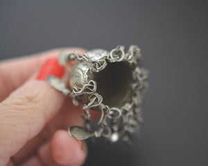 Old Uzbek Silver Tassel Pendant