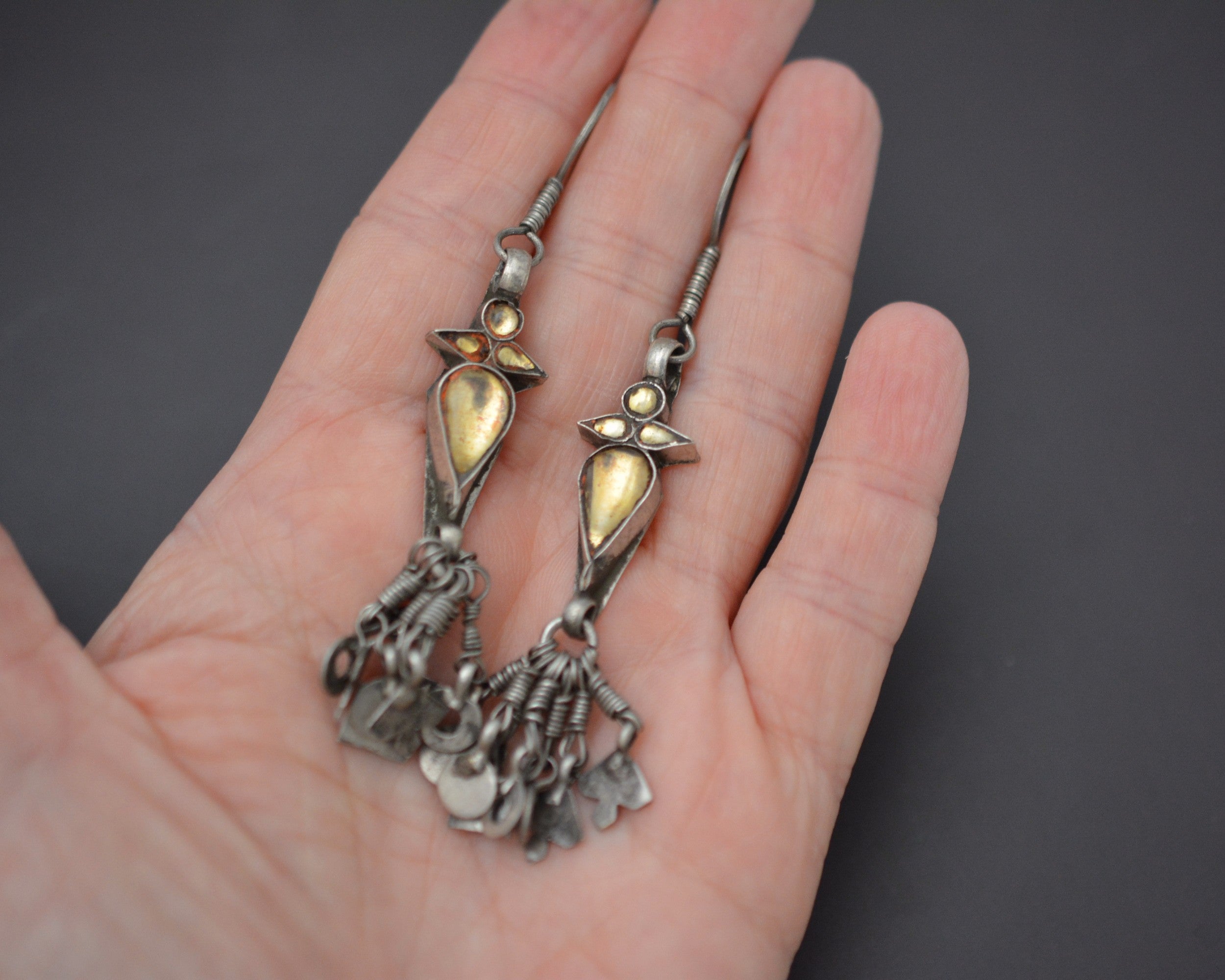 Rajasthani Earrings with Glass