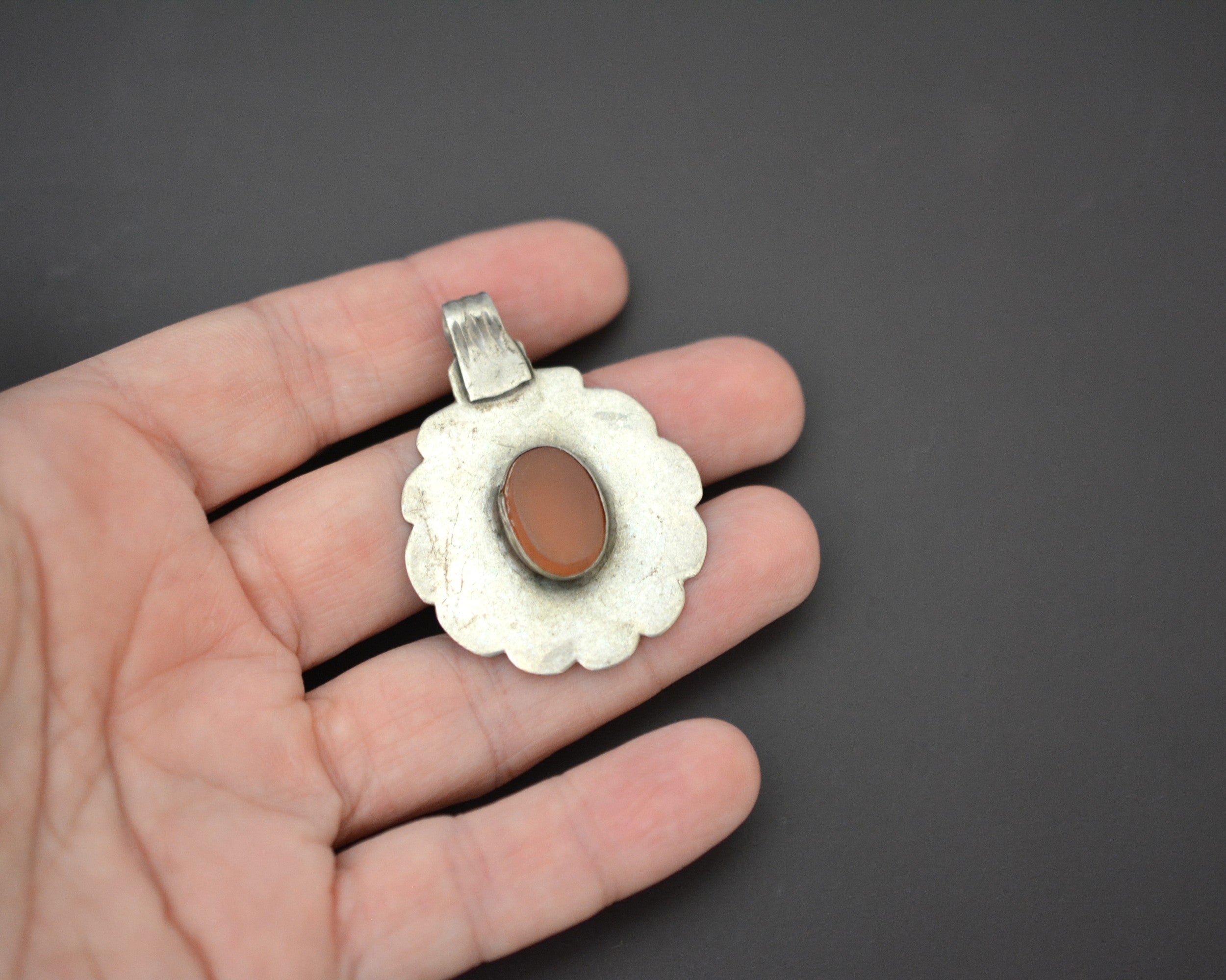 Turkmen Carnelian Pendant
