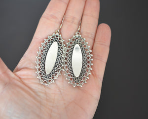 Ethnic Indian Silver Earrings