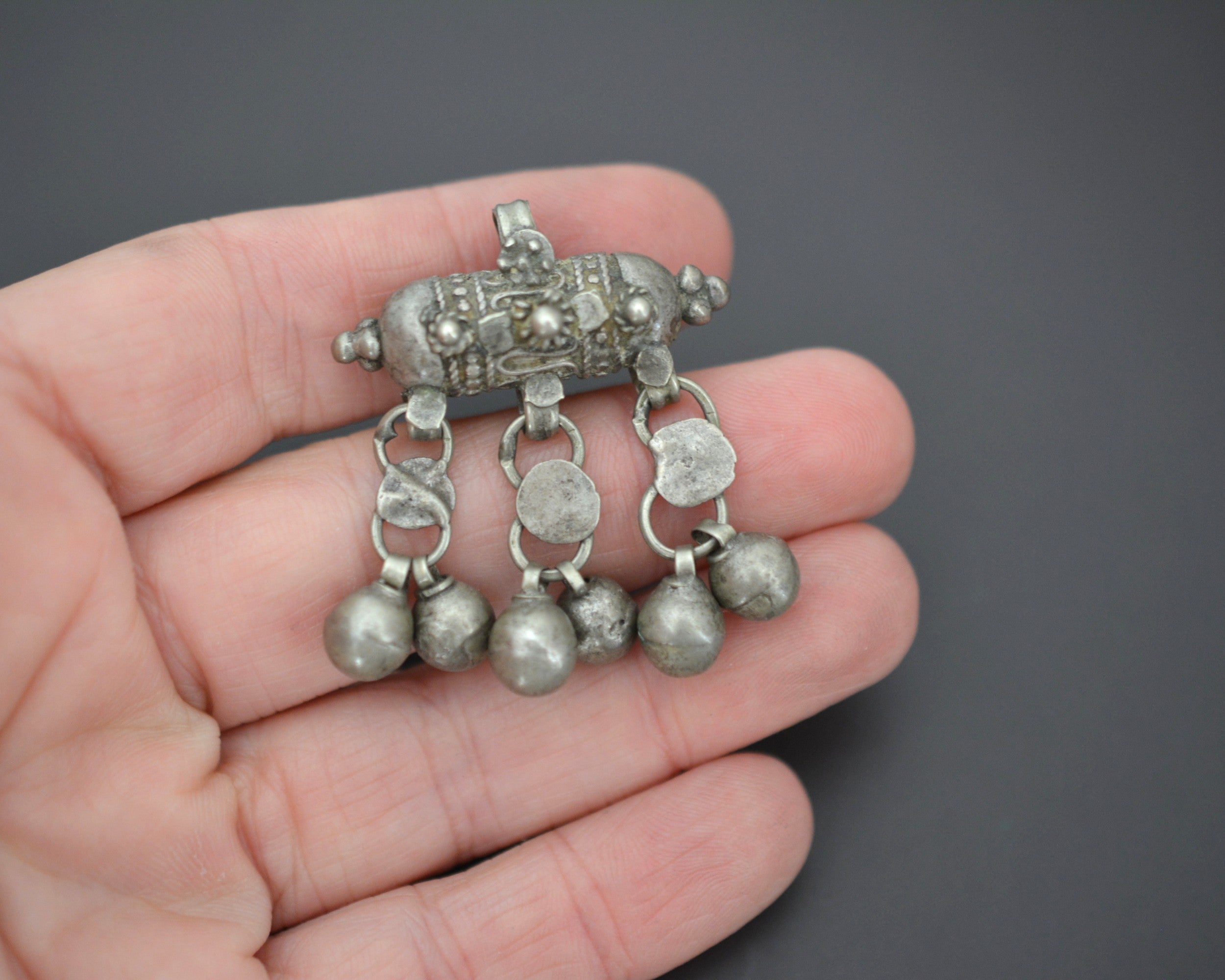 Yemeni Bedouin Pendant with Bells