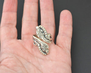 Mexican Snake Silver Ring - Size 7