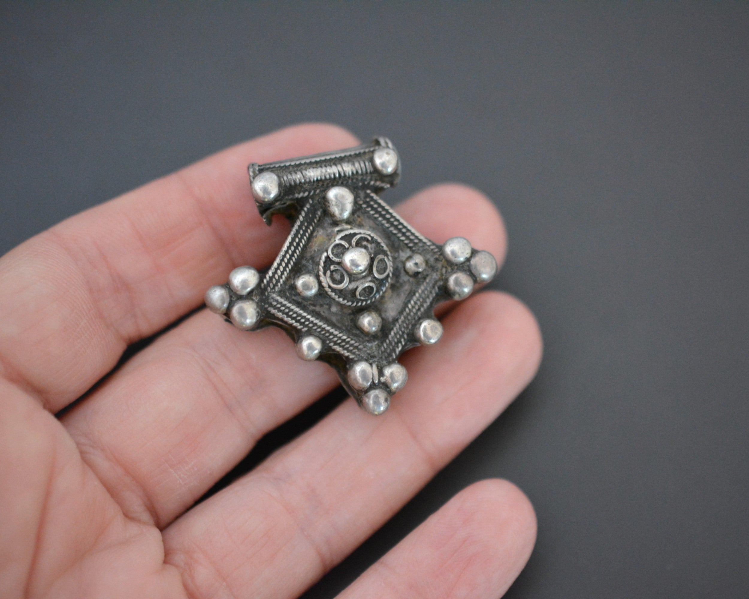 Old Berber Boghdad Cross Pendant