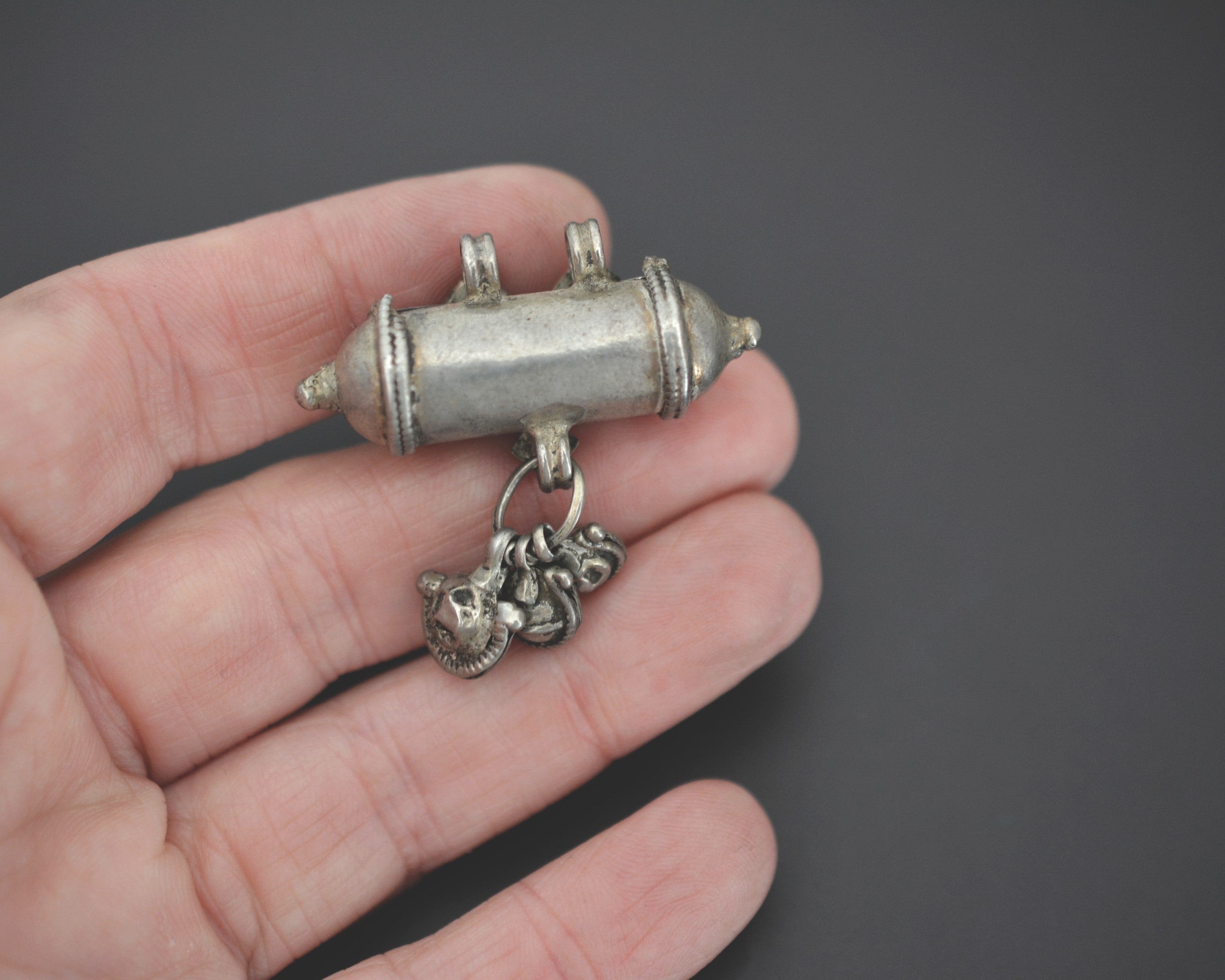 Rajasthani Silver Taviz Pendant