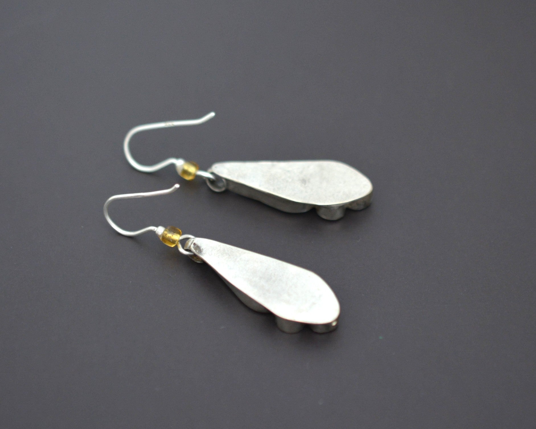 Rajasthani Earrings with Glass and Bead