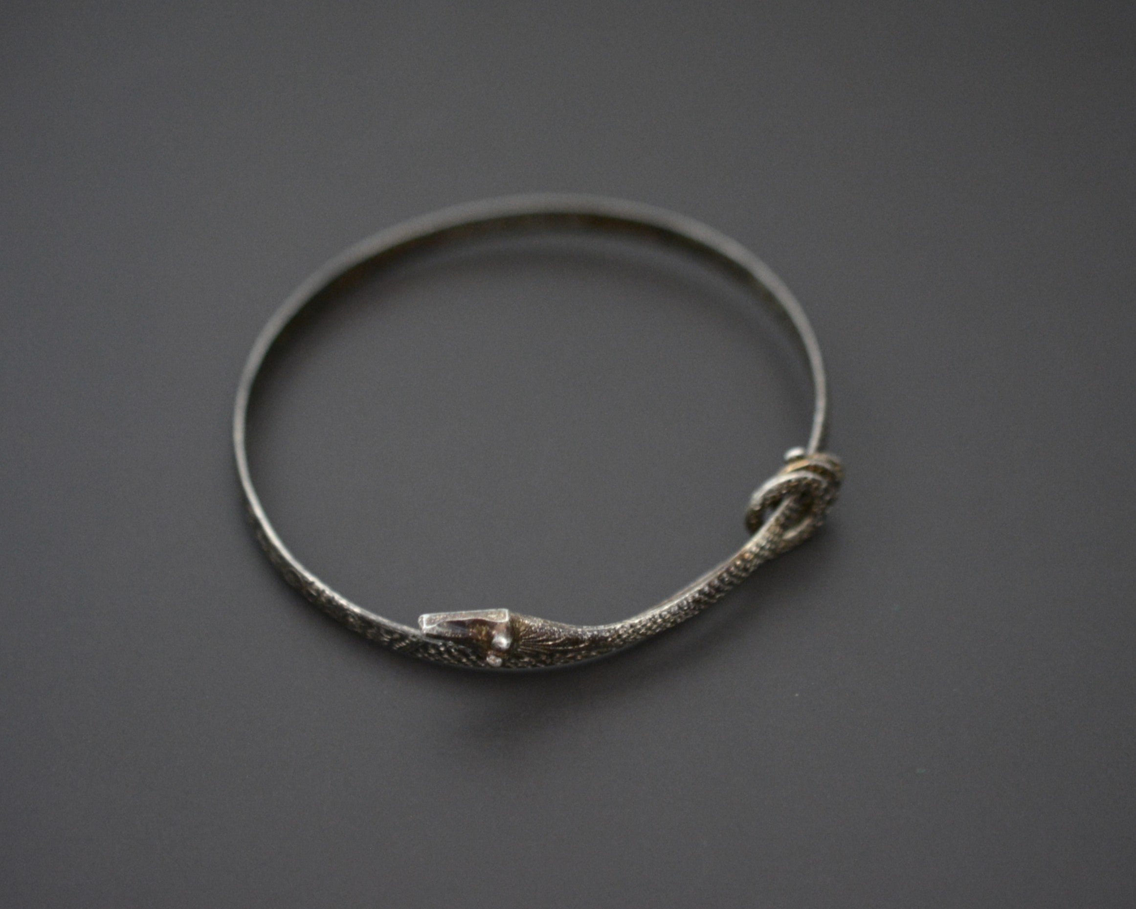 Snake Silver Bracelet or Armlet