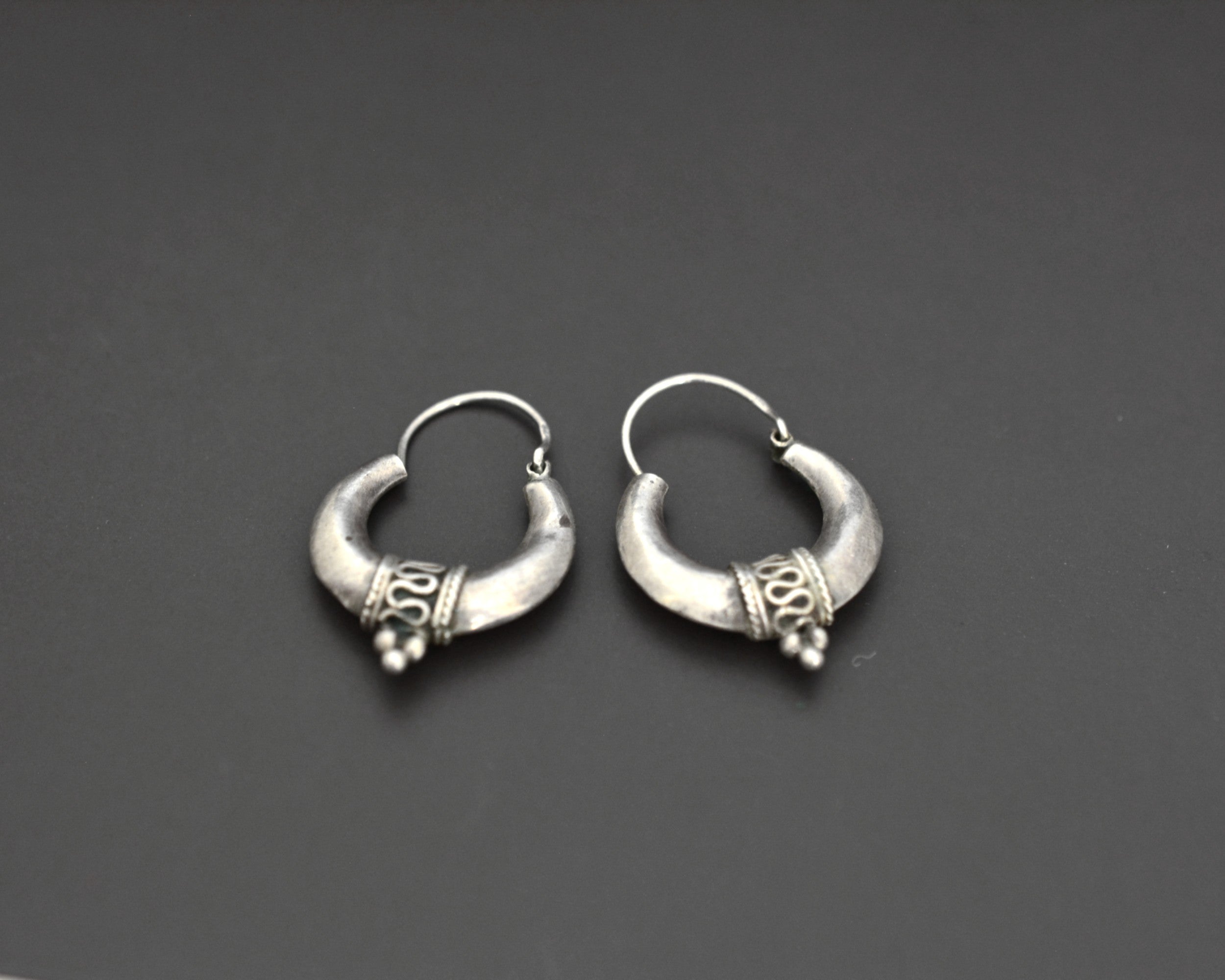 Ethnic Hoop Earrings - SMALL