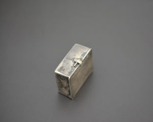 Ethnic Silver Openable Box Pendant