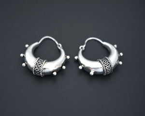 Ethnic Spike Hoop Earrings - MEDIUM