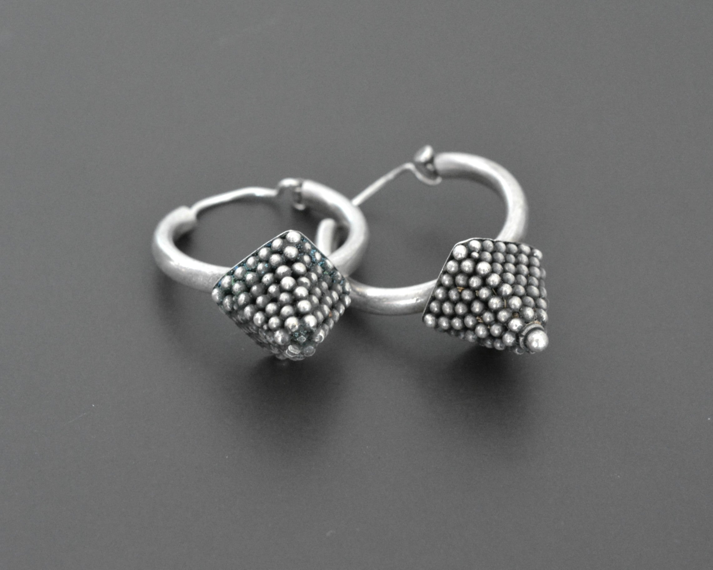 Ethnic Spike Hoop Earrings from India