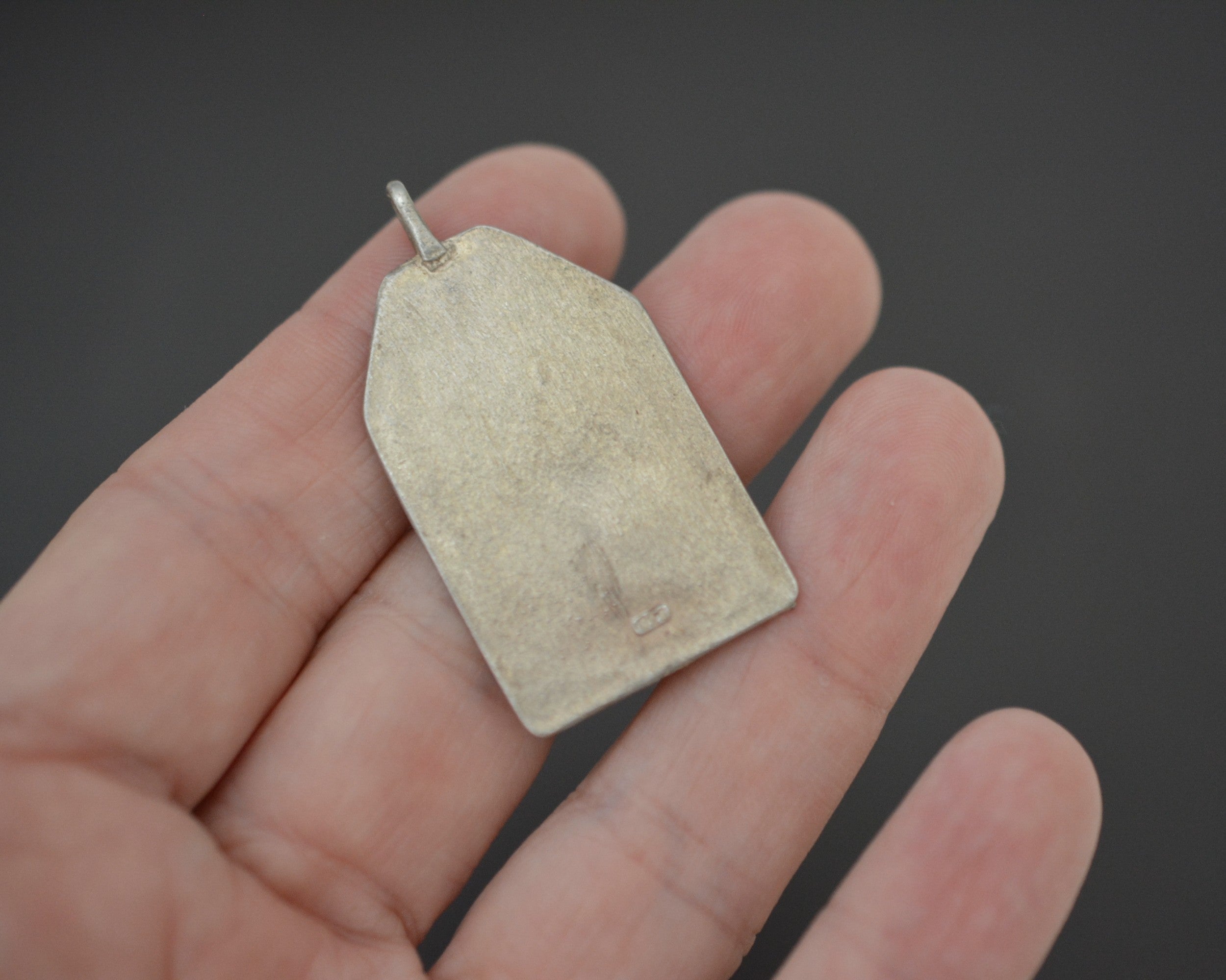 Ethnic Talisman Pendant with Hebrew Writing