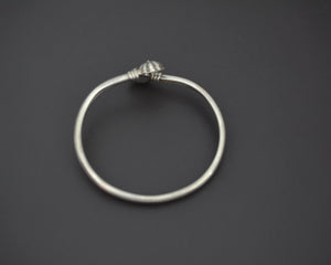 Ethnic Sterling Silver Flowery Bracelet