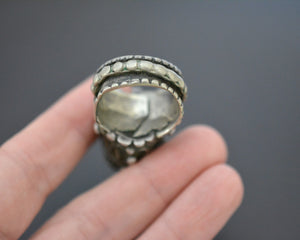 Antique Yemeni Tower Ring - Size 8.75
