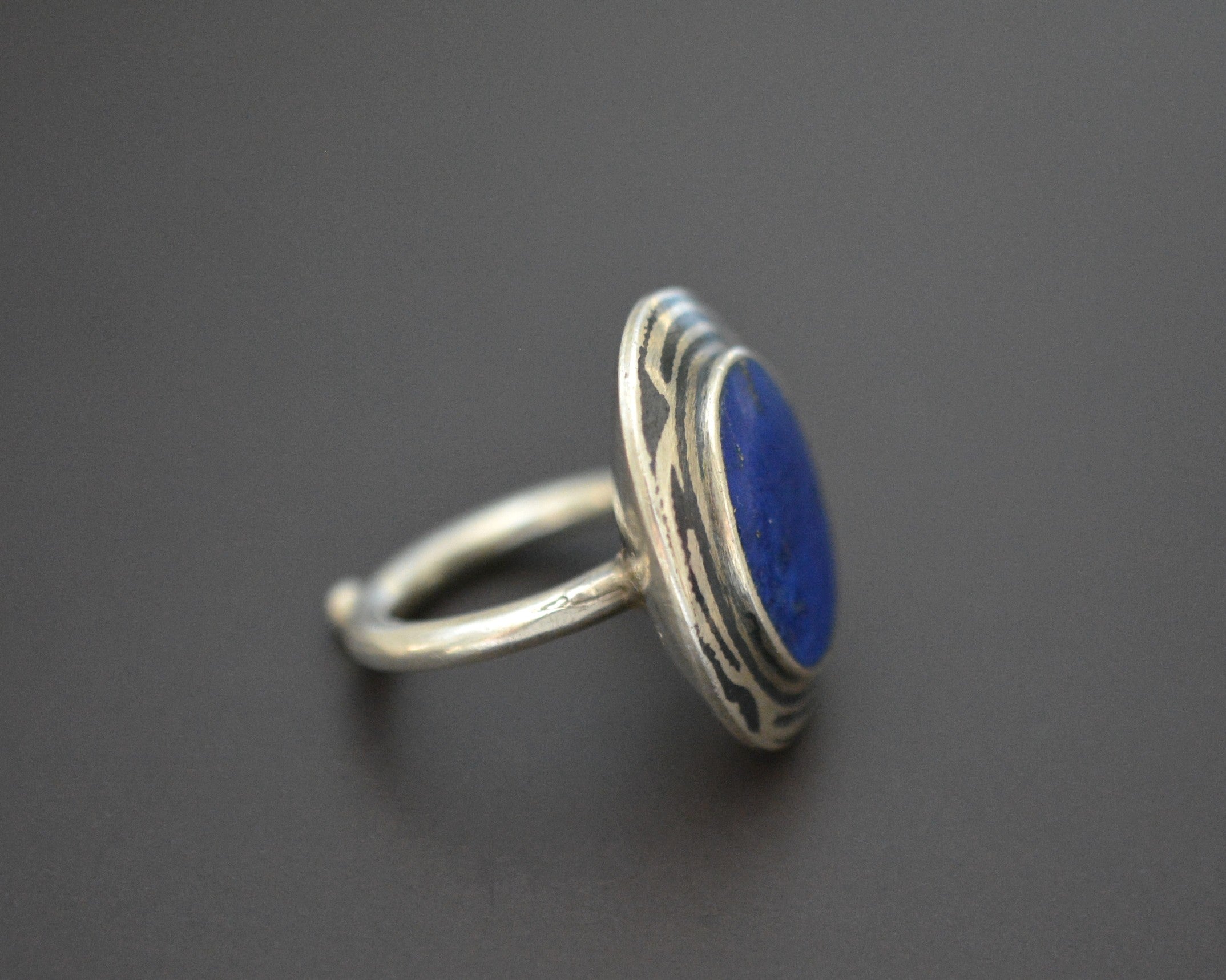 Afghani Lapis Lazuli Ring - Size 7